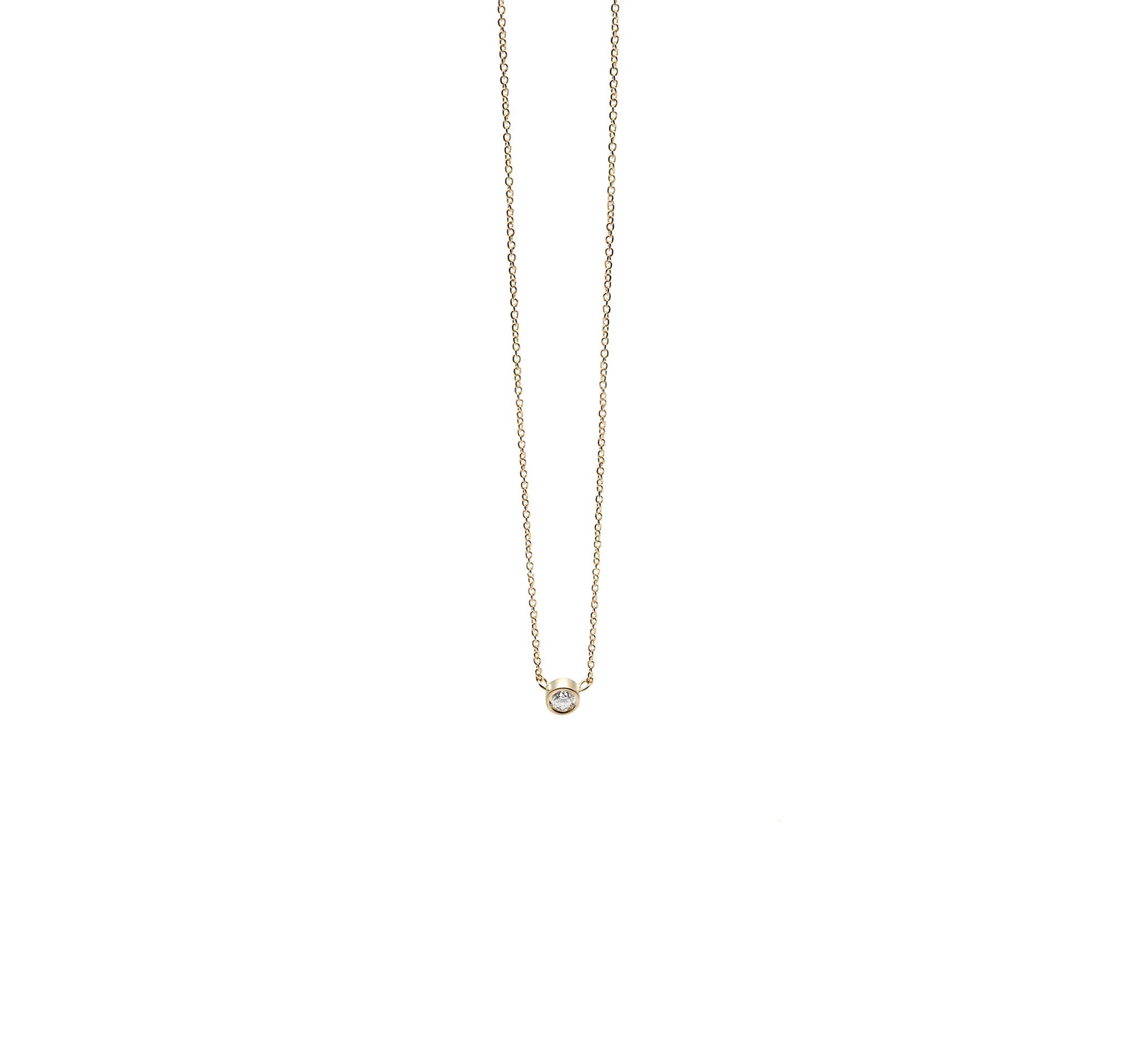 The D Bezel Necklace